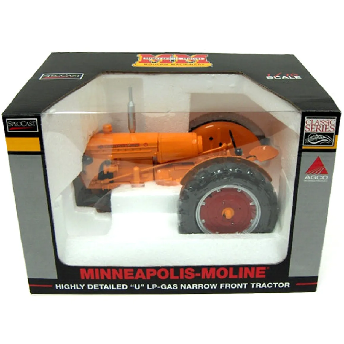1/16 Minneapolis Moline U LP Gas Narrow Front Tractor