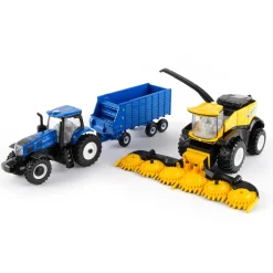 1/64 New Holland 3 Piece Forage Harvester Set