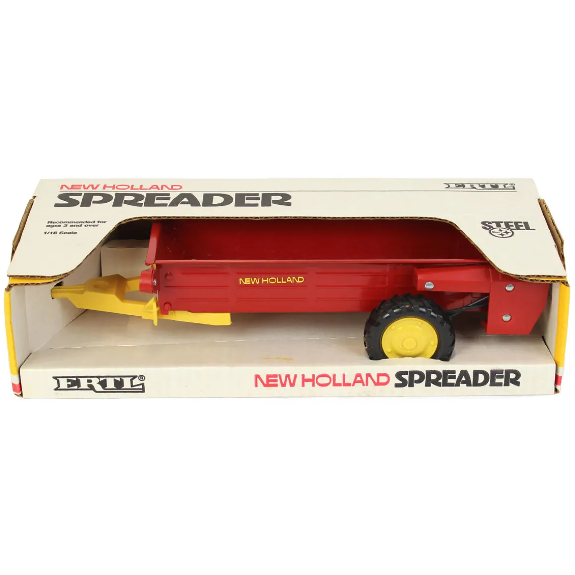 1/16 New Holland Box Spreader with Rear Beater