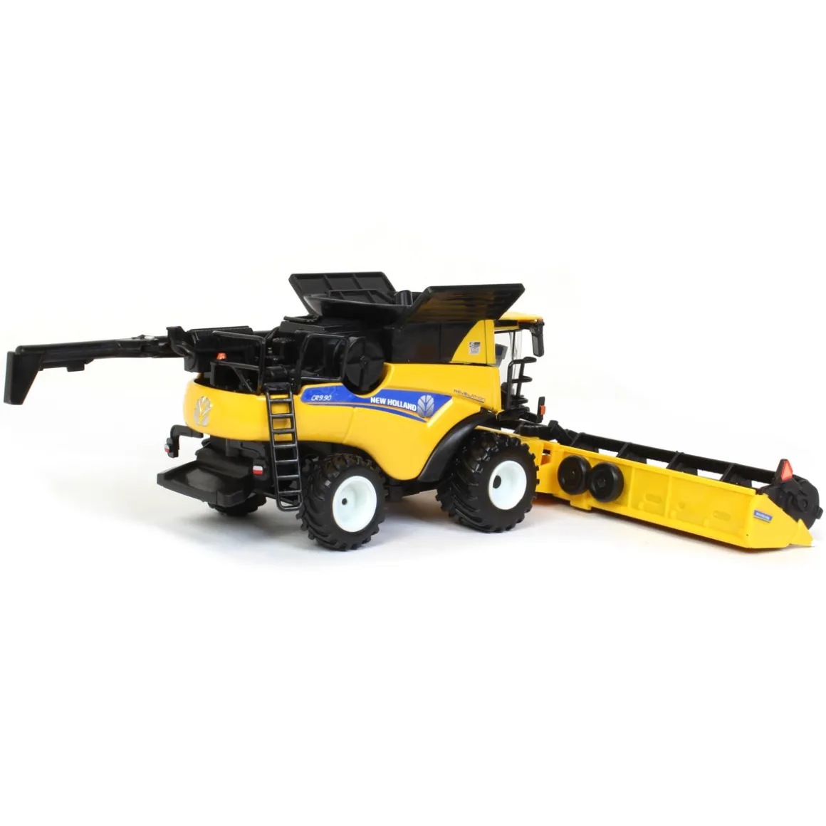 1/64 New Holland CR9.90 Combine w/ Folding Corn Head & Draper Head, 45th Anniv, ERTL Prestige Collection