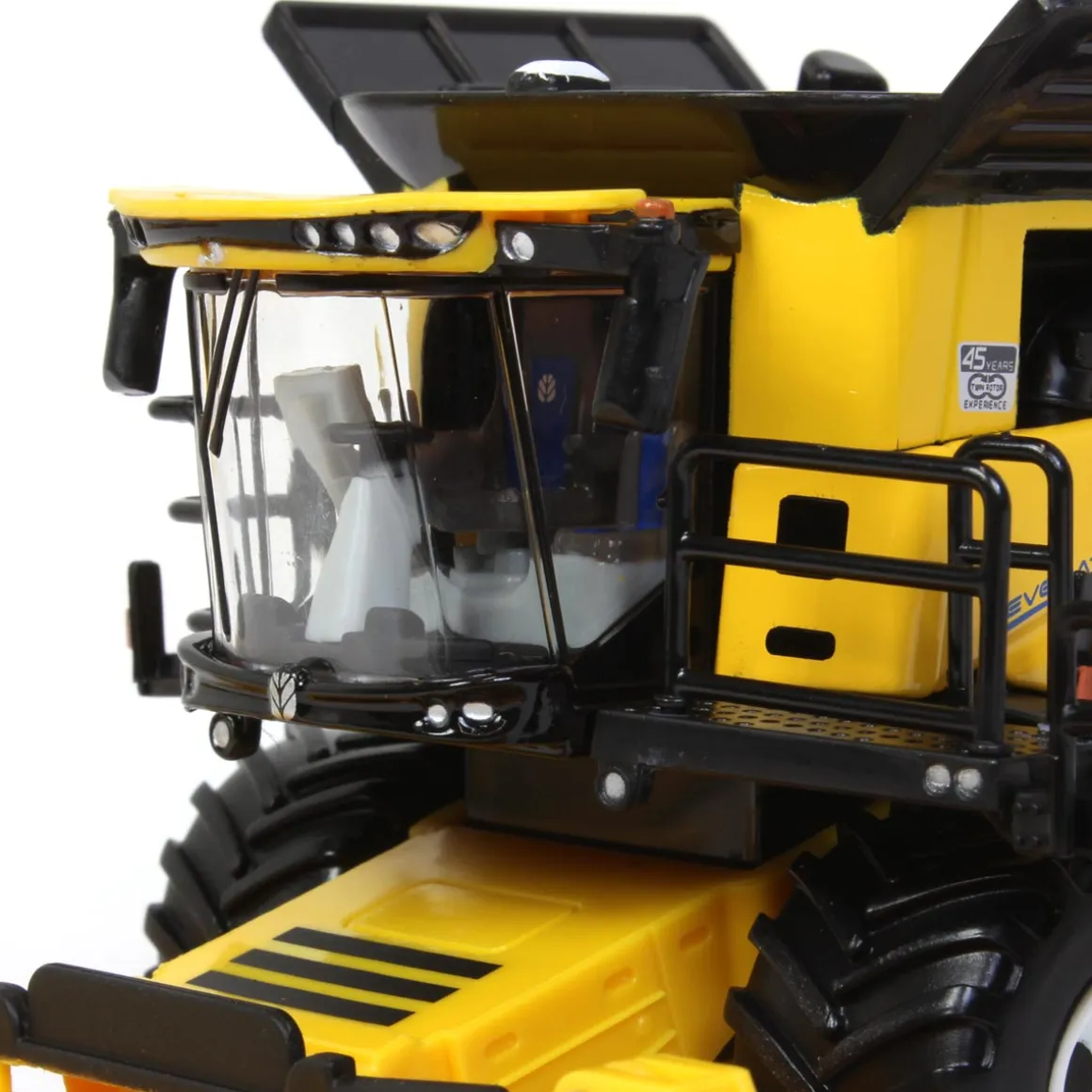 1/64 New Holland CR9.90 Combine w/ Folding Corn Head & Draper Head, 45th Anniv, ERTL Prestige Collection