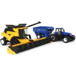 1/64 New Holland CR8.90 SmartTrax Combine Set by ERTL