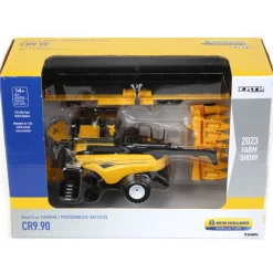 1/64 New Holland CR9.90 Tracked Combine with Grain & Corn Heads, 2023 Farm Show