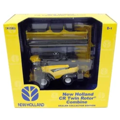 1/64 New Holland CR970 Twin Rotor Combine with Corn & Grain Heads, Dealer Collector Edition