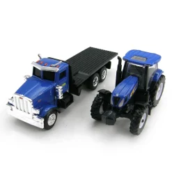 1/64 New Holland Peterbilt 367 Straight Truck with T7030 Tractor
