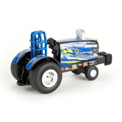 1/64 New Holland "Blue Barracuda" Pulling Tractor with Pickup Truck & Trailer