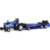 1/64 New Holland "Blue Blazes" Pulling Tractor with Pulling Sled