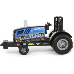 1/64 New Holland "Down 'N Dirty" Pulling Tractor with Sled