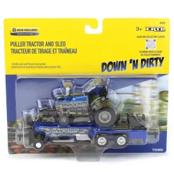 1/64 New Holland "Down 'N Dirty" Pulling Tractor with Sled