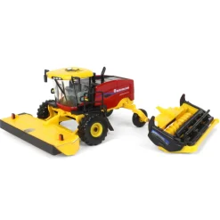 1/64 New Holland Speedrower 220 PLUS Self-Propelled Windrower w/ Both Heads, 2022 Farm Show