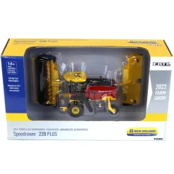 1/64 New Holland Speedrower 220 PLUS Self-Propelled Windrower w/ Both Heads, 2022 Farm Show