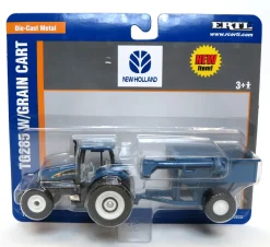 1/64 New Holland TG285 with Rear Duals and Grain Cart