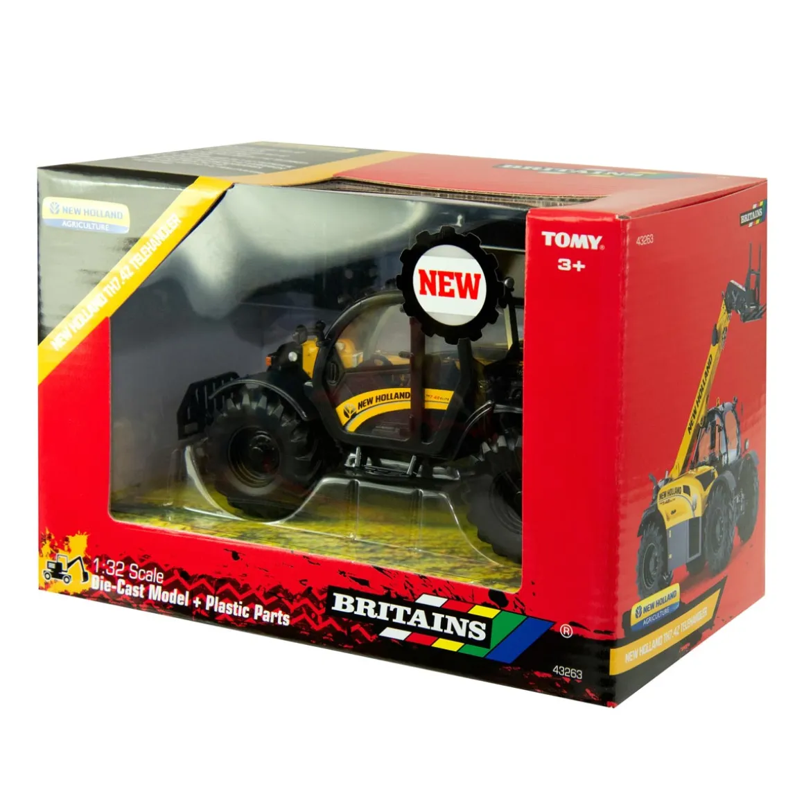 1/32 New Holland Yellow 7.42 Telehandler