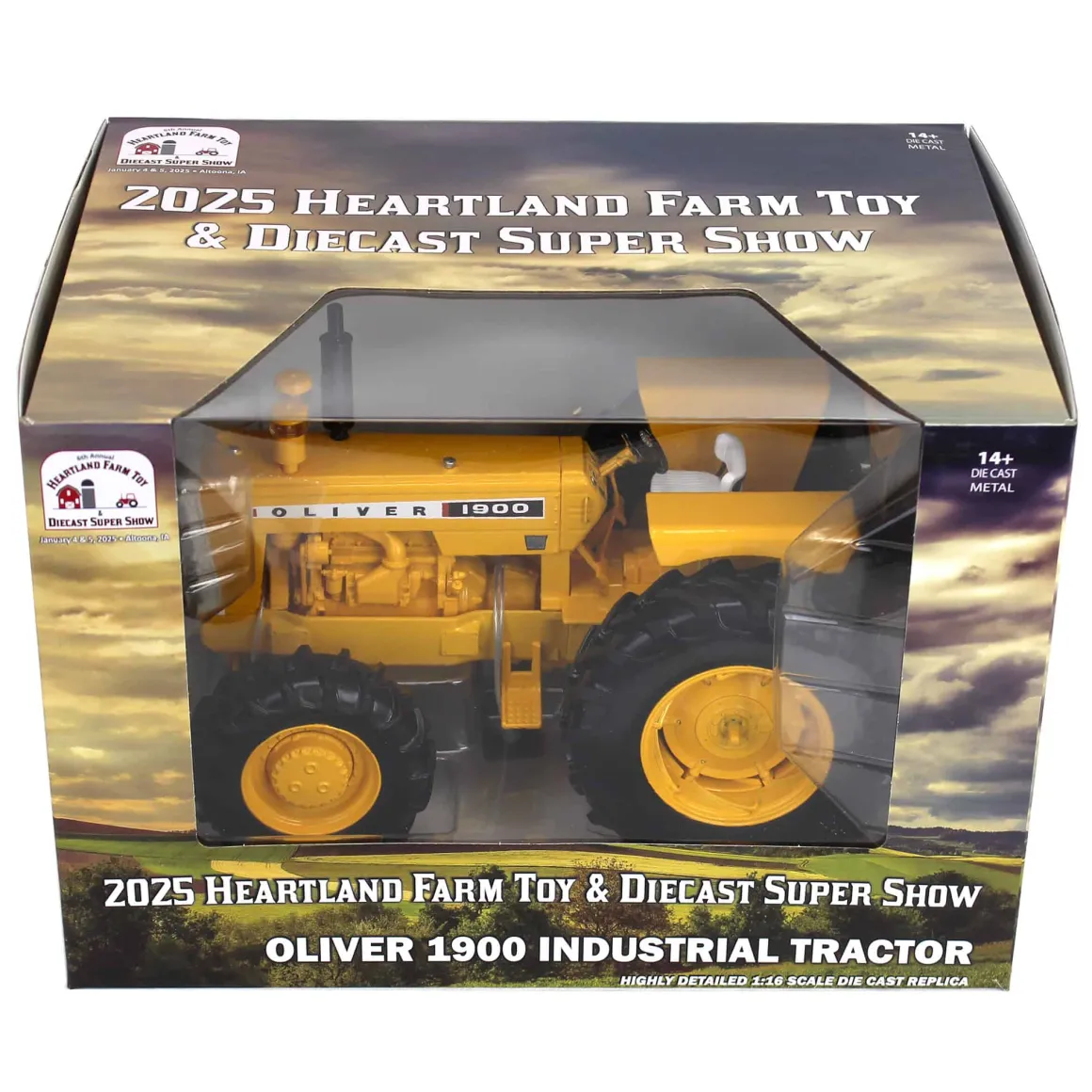 1/16 Oliver 1900 Industrial Yellow, 2025 Heartland Show