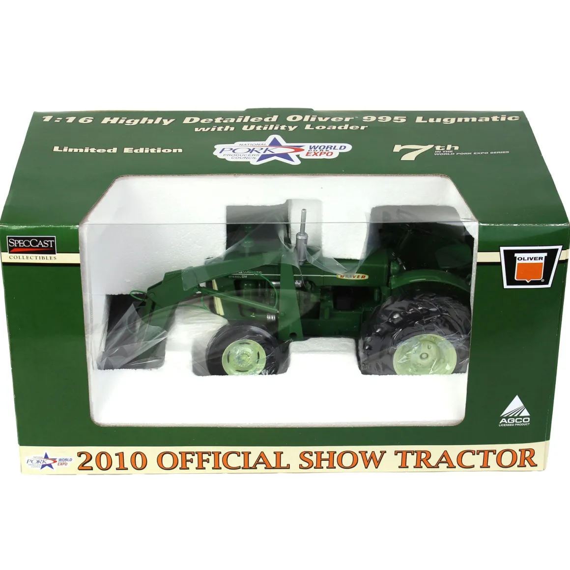 1/16 Oliver 995 Lugmatic with Loader, 2010 Pork Expo 7th in Series