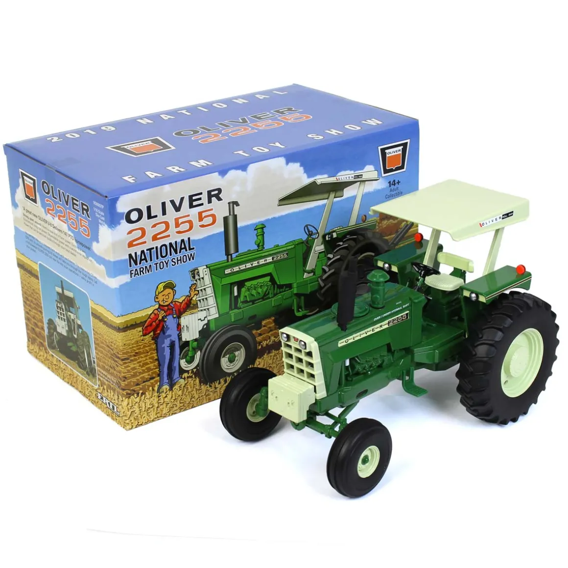 1/16 Oliver 2255 2WD w/ ROPS, 2019 National Farm Toy Show