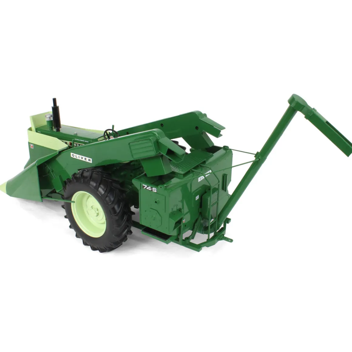 1/16 Oliver 1650 with 2 Row Picker & Sheller, 2024 Heartland Toy Show