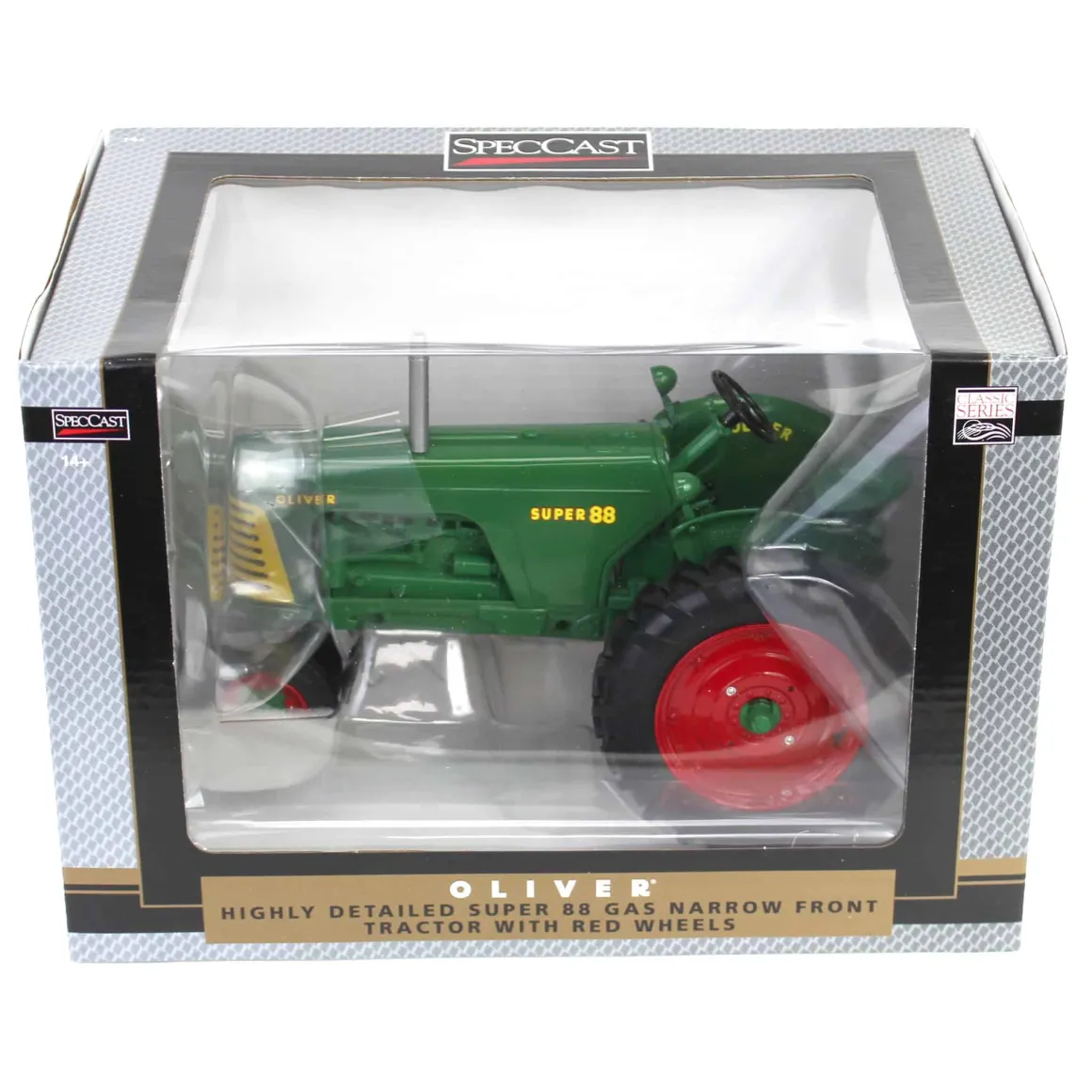 1/16 Oliver Super 88 Gas Narrow Front with Red Rims