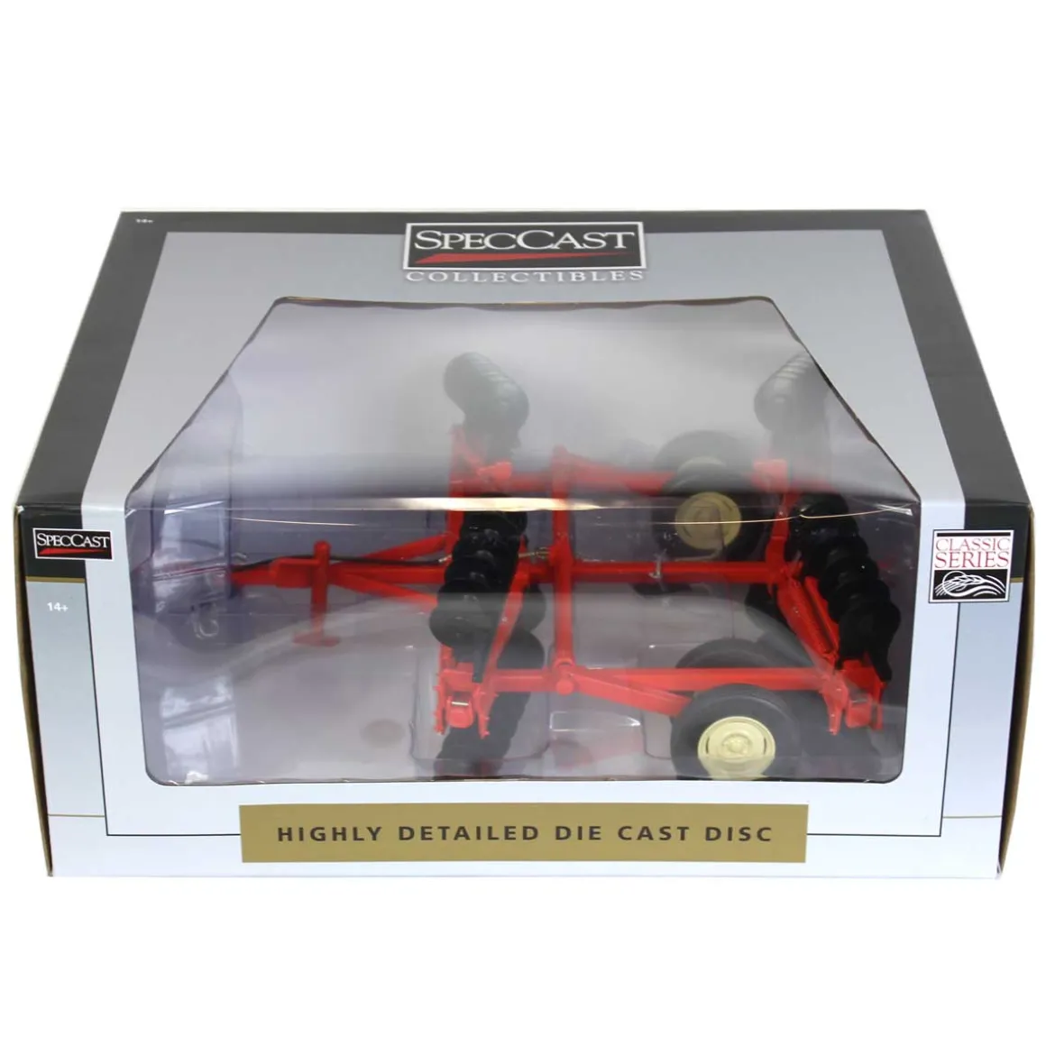 1/16 Orange Folding Die-cast Wing Disc Harrow