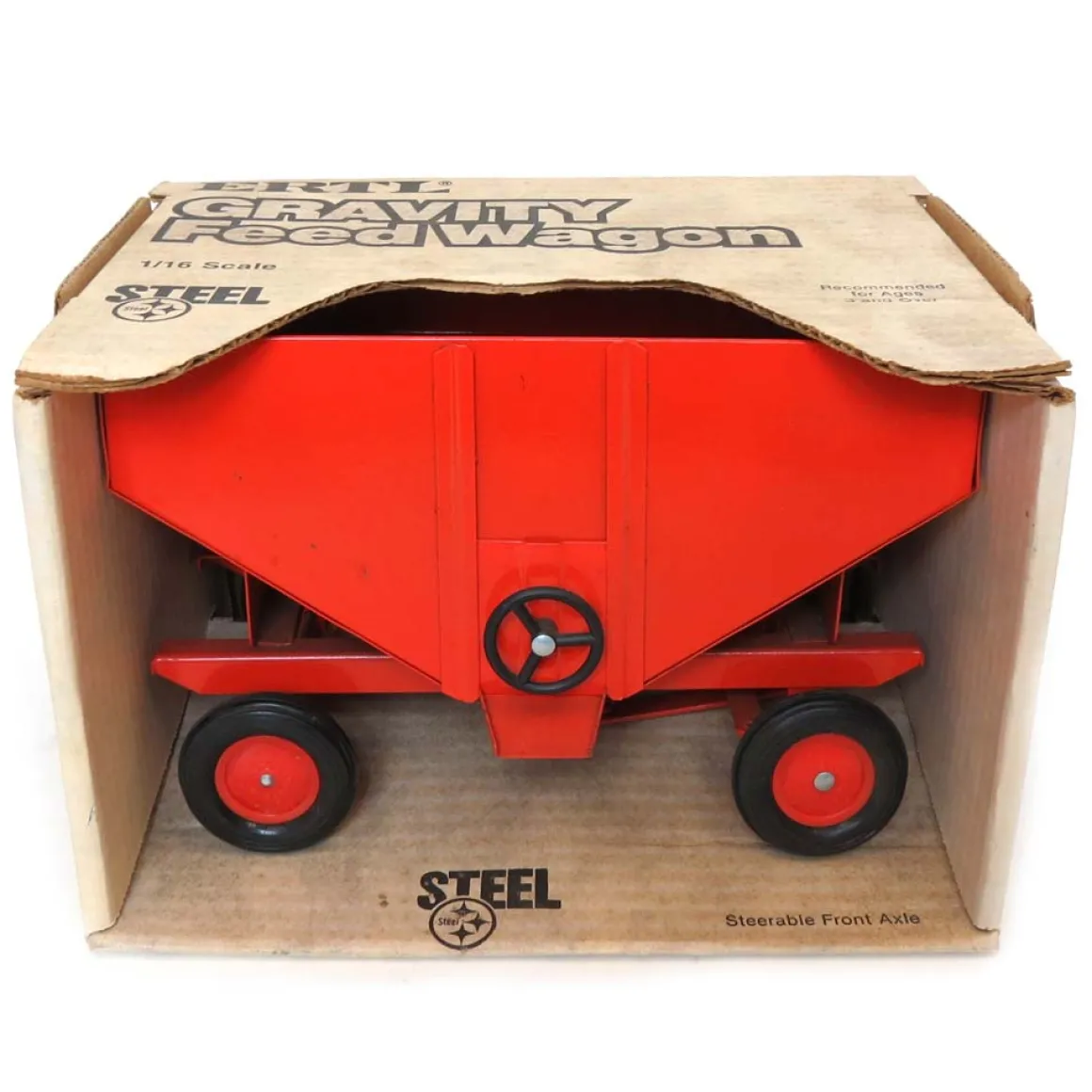 1/16 Orange Gravity Wagon, Made in the USA by ERTL