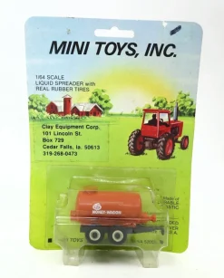 1/64 Orange Honey-Wagon Liquid Spreader, Clay Equipment Corp