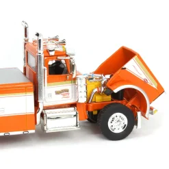 1/64 Orange/White Peterbilt 389 with Century 1150 Rotator Wrecker, Tri-State Commodities, DCP by First Gear