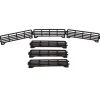 1/64 Pack of 6 Black Long Fence Links, 3D Printed