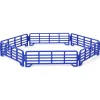 1/64 Pack of 6 Blue Long Fence Links, 3D Printed