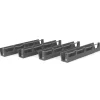 1/64 Pack of 4 Concrete J-Bunk Feeder Set, 3D Printed
