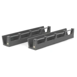 1/64 Pack of 2 Concrete J-Bunk Feeder Set, 3D Printed