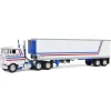 1/64 Peterbilt 352 CEO with 40ft Vintage Reefer Trailer, USA Bicentennial Patriot, DCP by First Gear