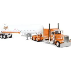 1/64 Peterbilt 389 63in Flattop Sleeper w/ Mississippi LP Tanker, Roark Trucking - Under Pressure, DCP by First Gear