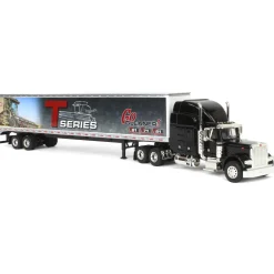 1/64 Peterbilt 379 Semi with Gleaner T Series Combine Trailer