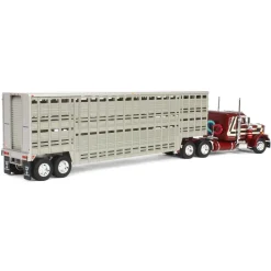1/64 Peterbilt 359 Sleeper with Wilson Vintage Livestock Trailer, 2024 National Farm Toy Museum