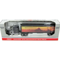 1/64 Peterbilt 379 Tractor Trailer Bank with Case IH Logos