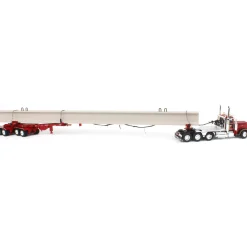 1/64 Peterbilt 389 w/ ERMC Hydra-Steer Trailer & 90' Beam Load, 2023 Nat'l Toy Truck 'N Construction Show