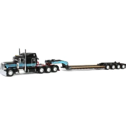 1/64 Peterbilt 389 w/ Fontaine Magnitude Lowboy & Fliptail, Cappello Heavy Transport, DCP by First Gear