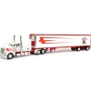 1/64 Peterbilt 389 w/ Utility Ribbed Spread-Axle Reefer, Dawes Contract Carriage, DCP by First Gear