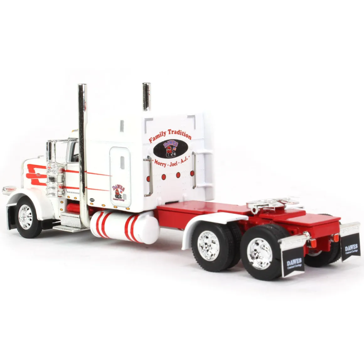 1/64 Peterbilt 389 w/ Utility Ribbed Spread-Axle Reefer, Dawes Contract Carriage, DCP by First Gear