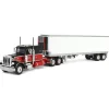 1/64 Peterbilt 359 w/ Vintage Reefer Trailer, Legacy Series #1: Pirkle Refrigerated Freight Lines, DCP by First Gear