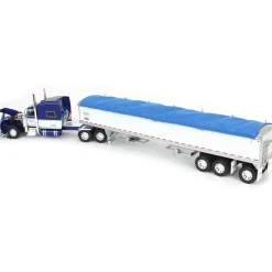 1/64 Peterbilt 389 with 50ft Tri-Axle Grain Trailer, Commemorative Shupe Trucking, DCP by First Gear