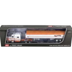 1/64 Peterbilt 389 with 50ft Tri-Axle Grain Trailer, Tri-State Commodities, DCP by First Gear