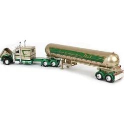 1/64 Peterbilt 389 with Mississippi LPG Tandem-axle Tanker, Farmer's Oil Co. Mop & Glo, DCP by First Gear
