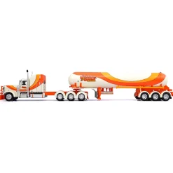 1/64 Peterbilt 389 with Tri-axle Anhydrous Tank Trailer, Kulak & Son's Trucking, DCP by First Gear