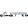 1/64 Peterbilt 379 with Walker Milk Tanker, White & Red, DCP by First Gear