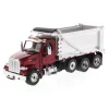 1/50 Peterbilt Model 567 SFFA Tandem Axle Dump Truck with Pusher Axle by Diecast Masters