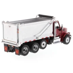 1/50 Peterbilt Model 567 SFFA Tandem Axle Dump Truck with Pusher Axle by Diecast Masters