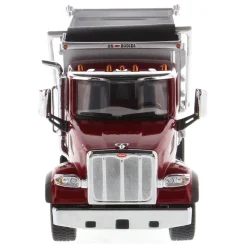 1/50 Peterbilt Model 567 SFFA Tandem Axle Dump Truck with Pusher Axle by Diecast Masters