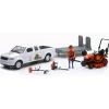 1/18 Pickup Truck and Trailer w/ Kubota Mower, Figure & Accessories by New Ray