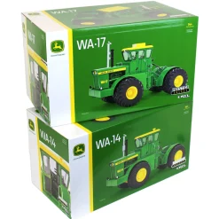 2 Piece Set ~ 1/16 John Deere WA-14 & WA-17 Vintage 4WD Tractors, ERTL Prestige Select #2